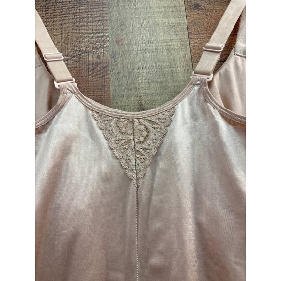 Ruby Ribbon Lace Camisole Size 40 Nude Adjustable Straps - Picture 3 of 8